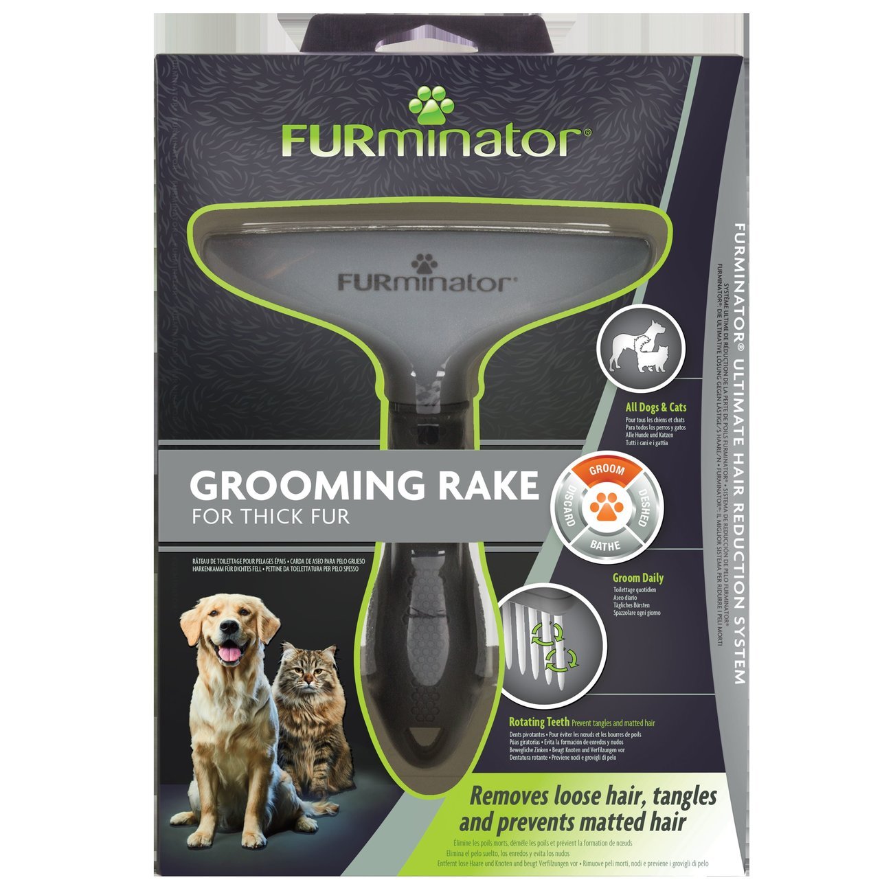 FURminator Harkenkamm für Katzen und Hunde Bild 4
