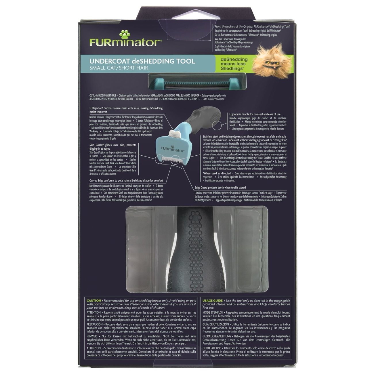 FURminator® Katzen-Fellpflegewerkzeuge Kurzhaar Bild 3