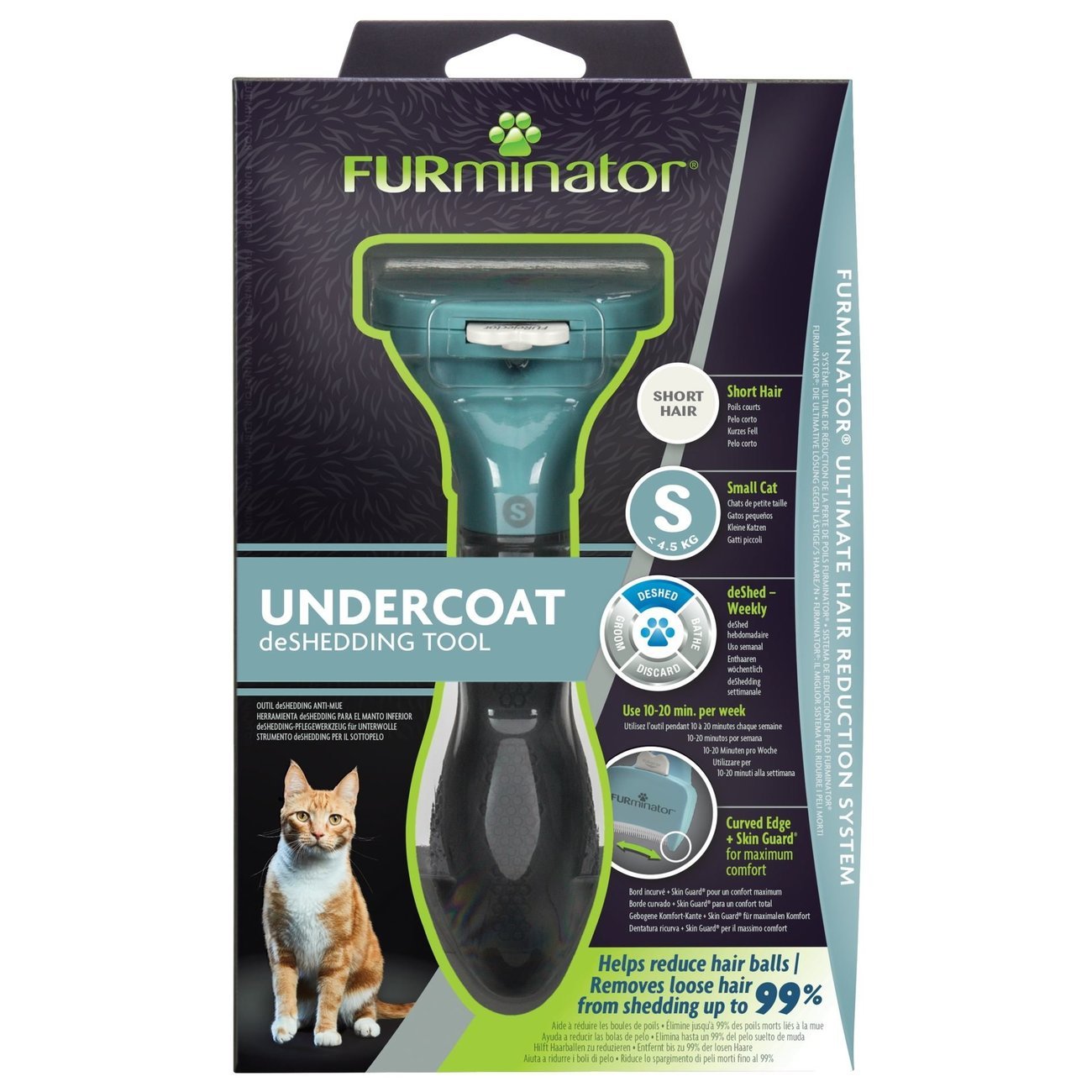 FURminator® Katzen-Fellpflegewerkzeuge Kurzhaar Bild 4