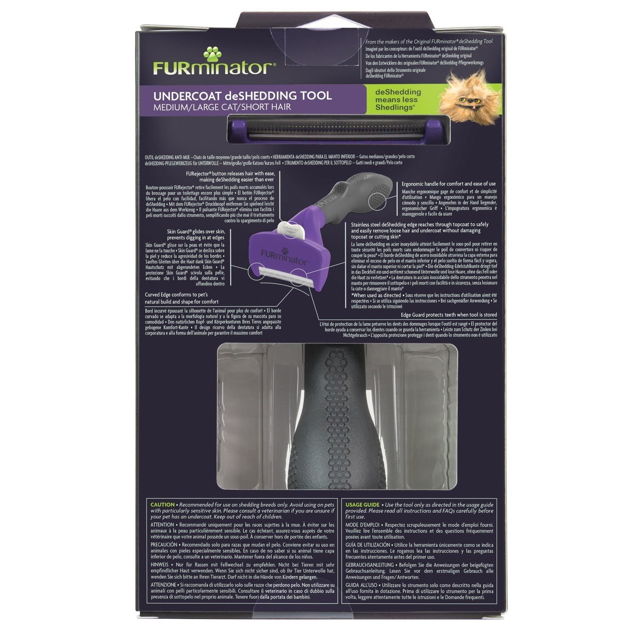 FURminator® Katzen-Fellpflegewerkzeuge Kurzhaar Bild 10