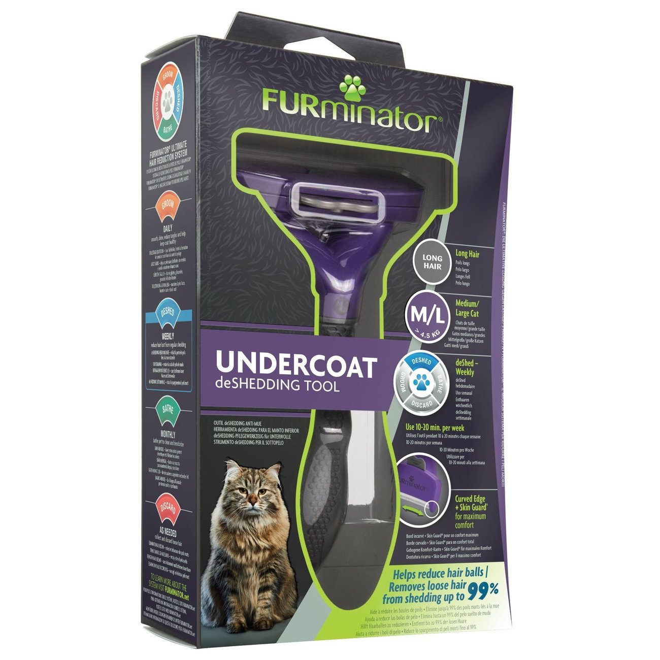 FURminator® Katzen-Fellpflegewerkzeuge Langhaar Bild 6