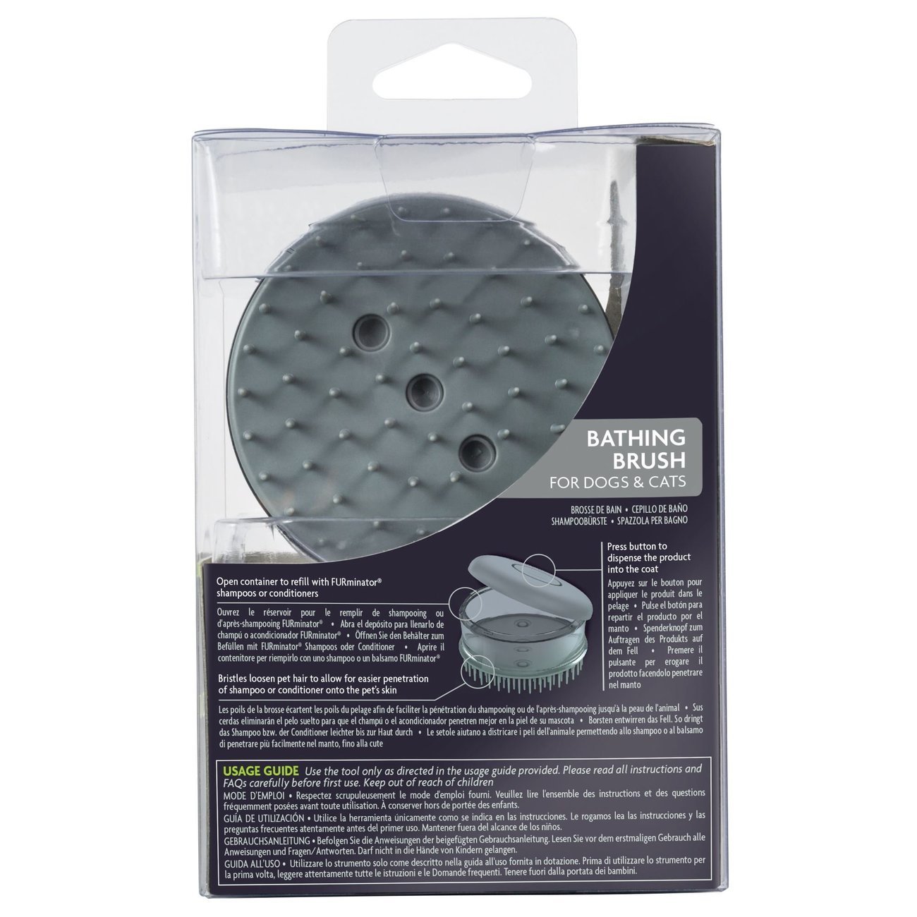 FURminator® Shampoobürste für Hunde und Katzen Bild 2