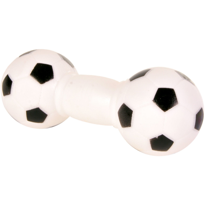 Fußball Hantel Hundespielzeug Bild 1