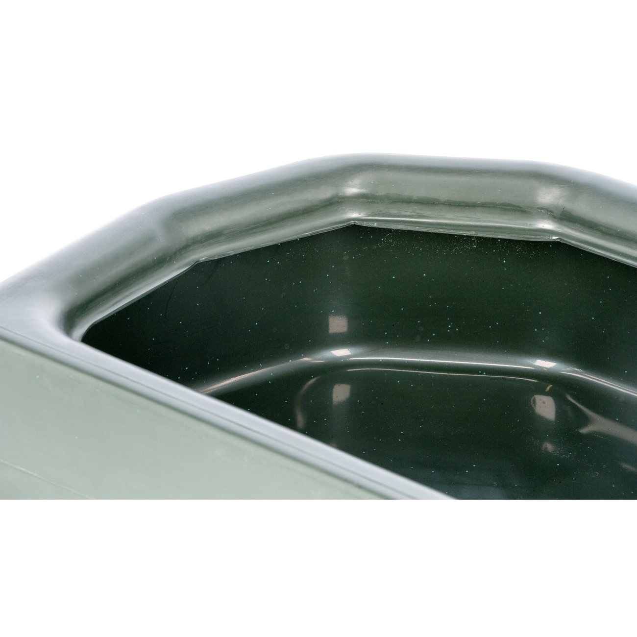 Kerbl Futtertrog halbrund aus Kunststoff Bild 6