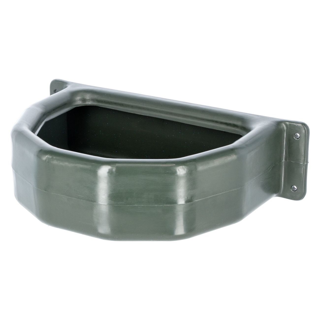 Kerbl Futtertrog halbrund aus Kunststoff Bild 1