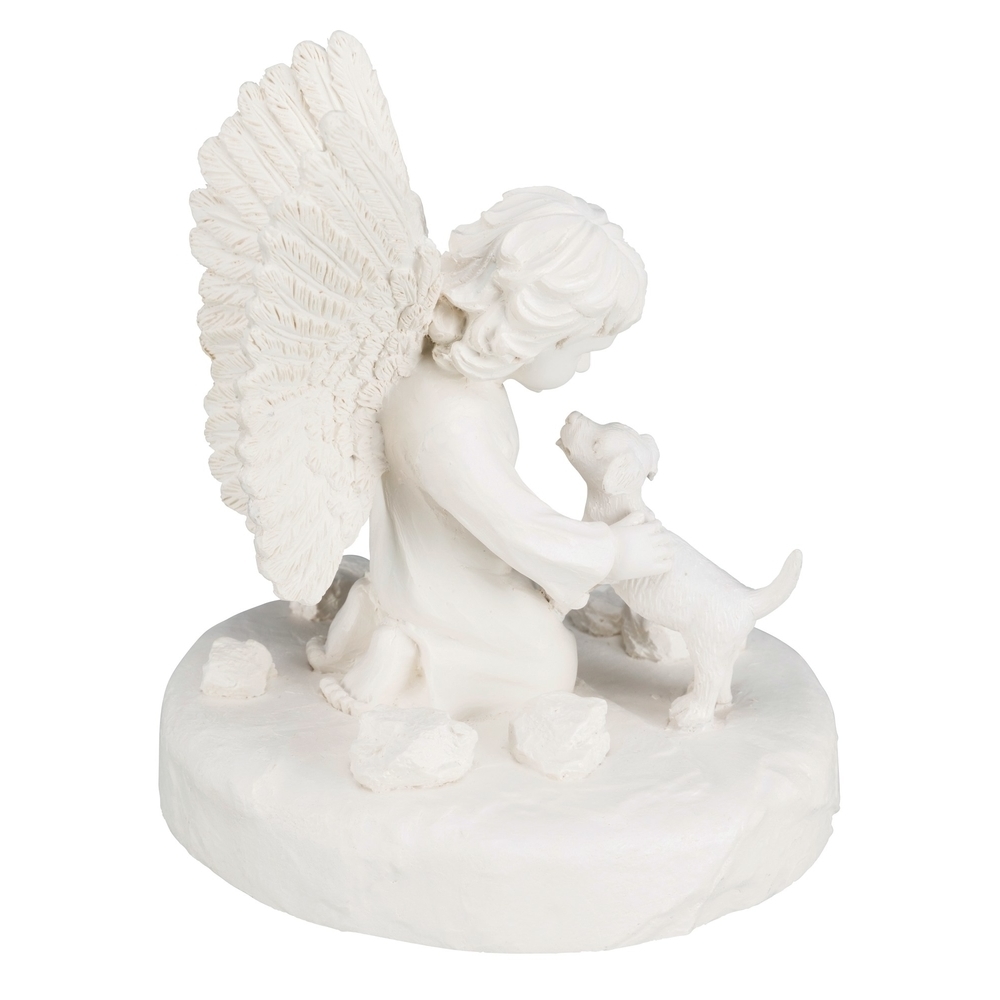 Grabstein Gedenkstein Hund mit Engel Bild 4