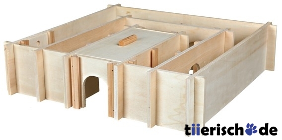 Hamsterlabyrint aus Holz Bild 1
