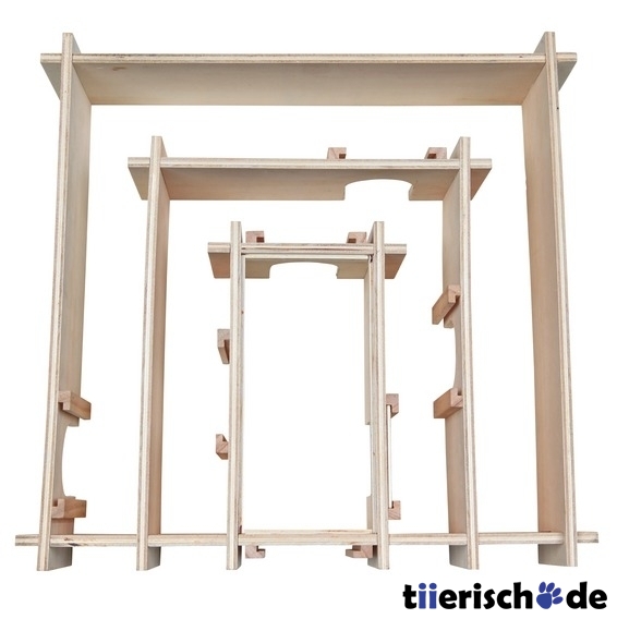 Hamsterlabyrint aus Holz Bild 2