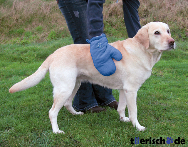 Mikrofaser Fellhandschuh zum Abtrocknen Bild 2