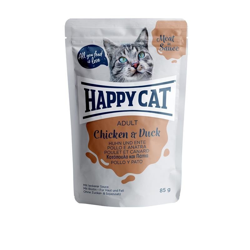 Happy Cat Pouches Meat in Sauce Adult Bild 1