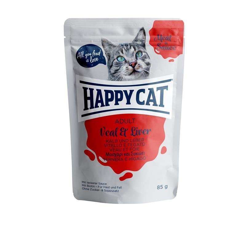 Happy Cat Pouches Meat in Sauce Adult Bild 4