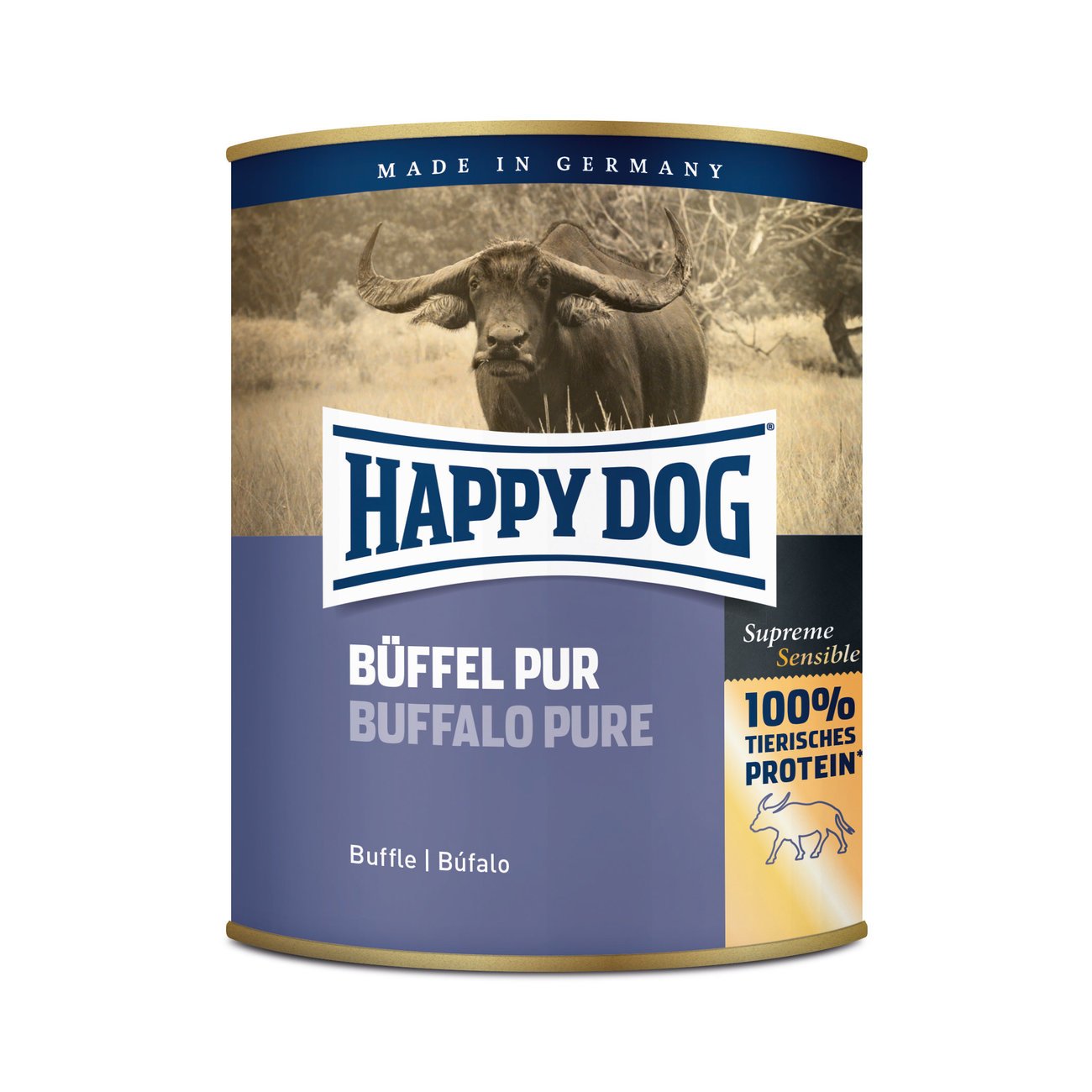Happy Dog Nassfutter Dosen Büffel Pur Bild 1