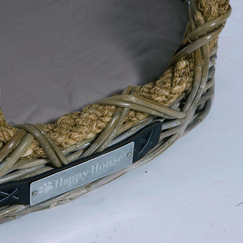 Happy House Hundekorb Rattan Bild 3