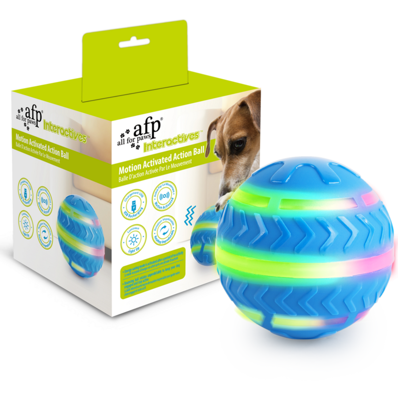 AFP Interactives Motion Activated Action Ball für Hunde Bild 1