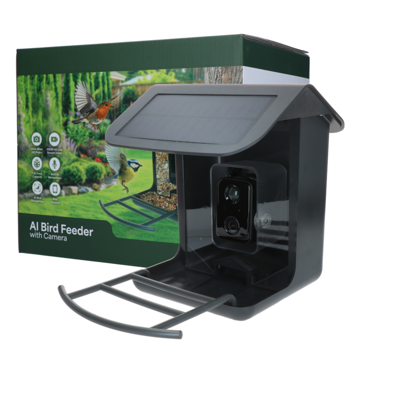 AI Bird Feeder mit HD-Kamera und KI-Erkennung Bild 1