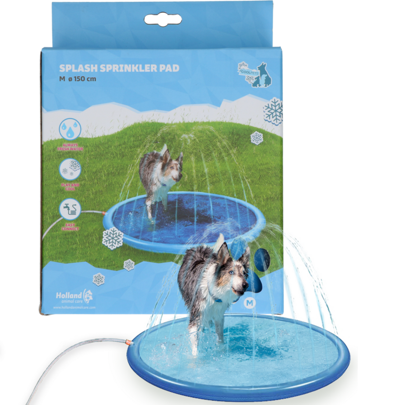 Coolpets Splash Sprinkler für Hunde: Die ultimative Sommer-Abkühlung für deinen Liebling Bild 3