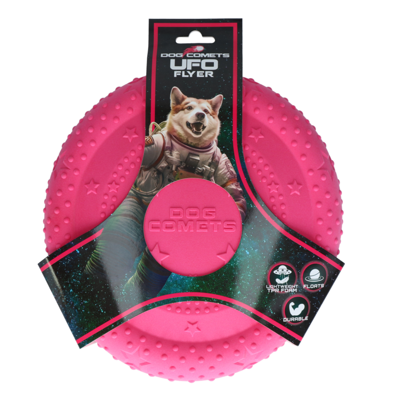 Dog Comets UFO Flyer Hundefrisbee aus TPR – Schwimmfähig & Bissfest Bild 5