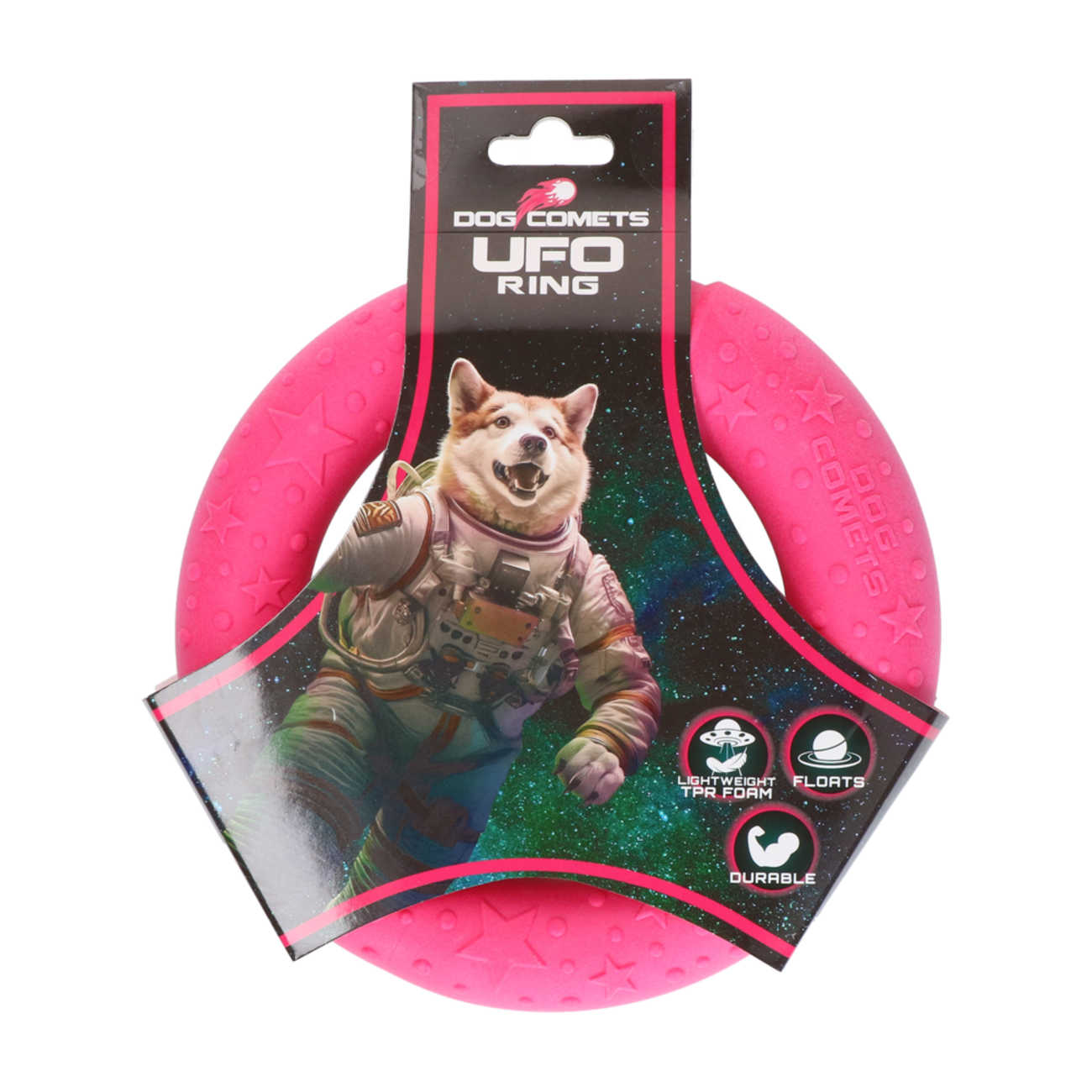 Dog Comets UFO Ring Schwimmspielzeug für Hunde – Robuster Wurfring aus TPR Bild 6