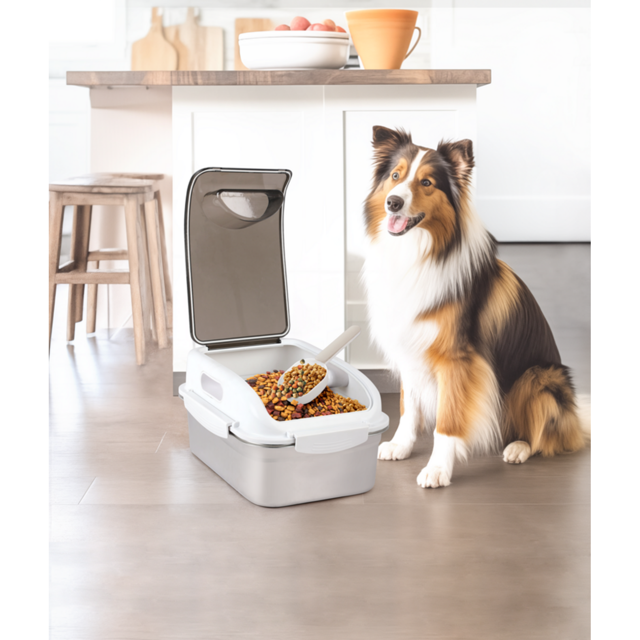 Edelstahl Futter Container 6,5 Liter Bild 5