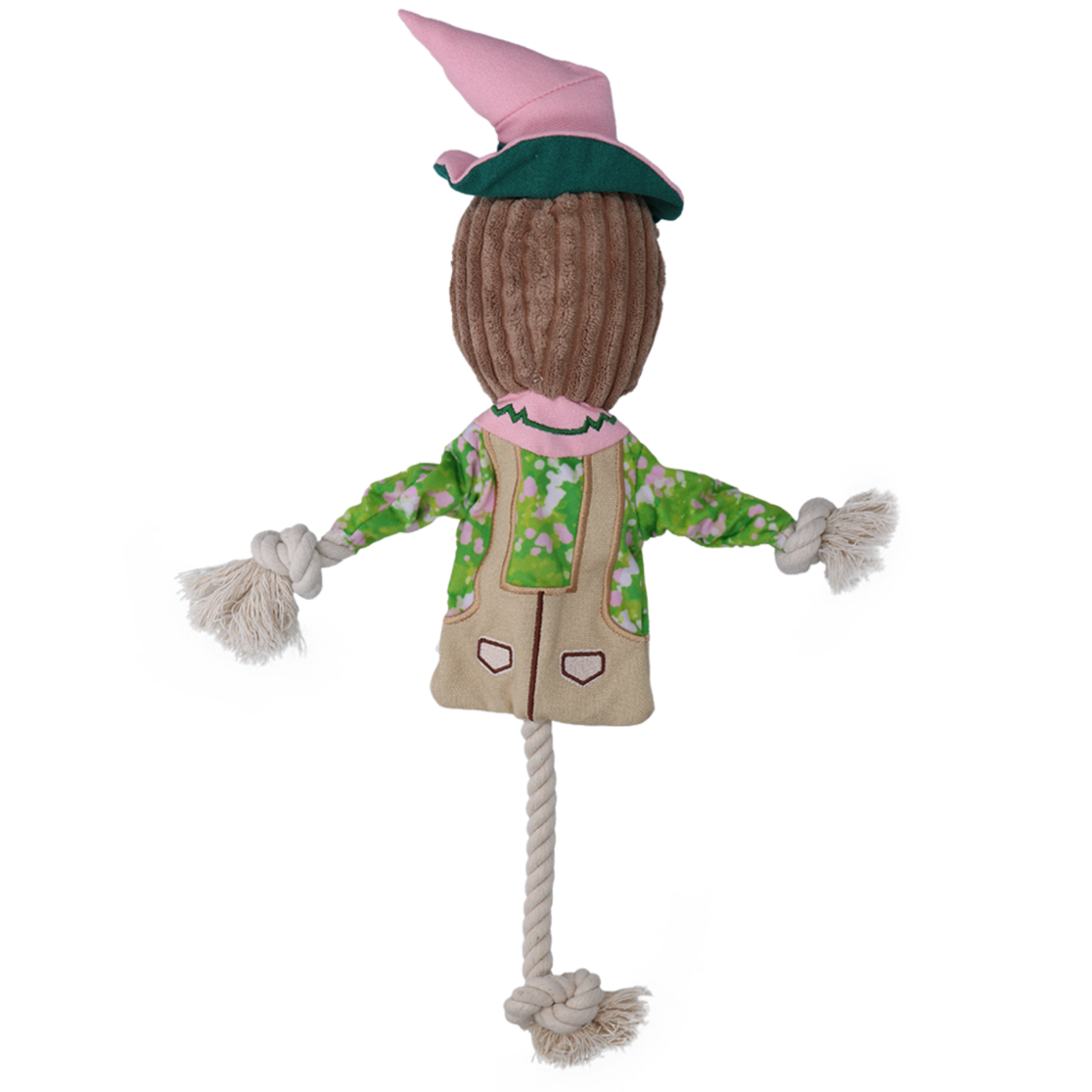 Garden Paws Scarecrow Scary Harry Hundespielzeug mit innenliegenden Seil Bild 8