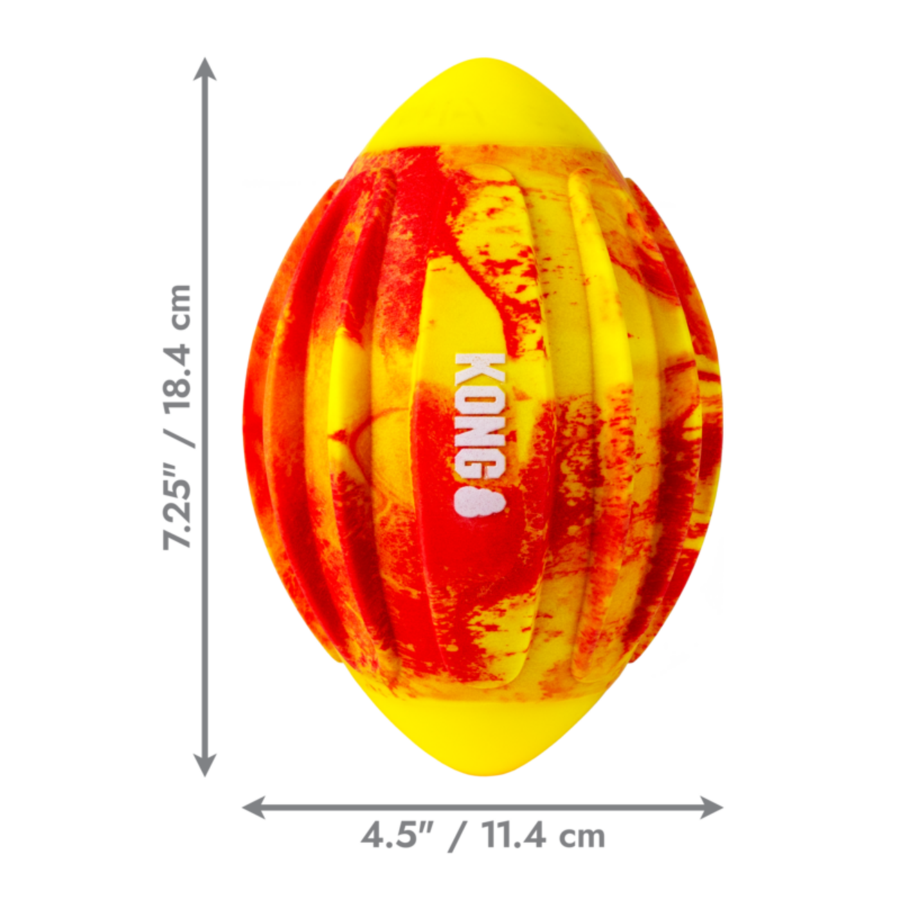 KONG Flexball Sport Football - Robustes Hundespielzeug für Outdoor-Spaß Bild 4