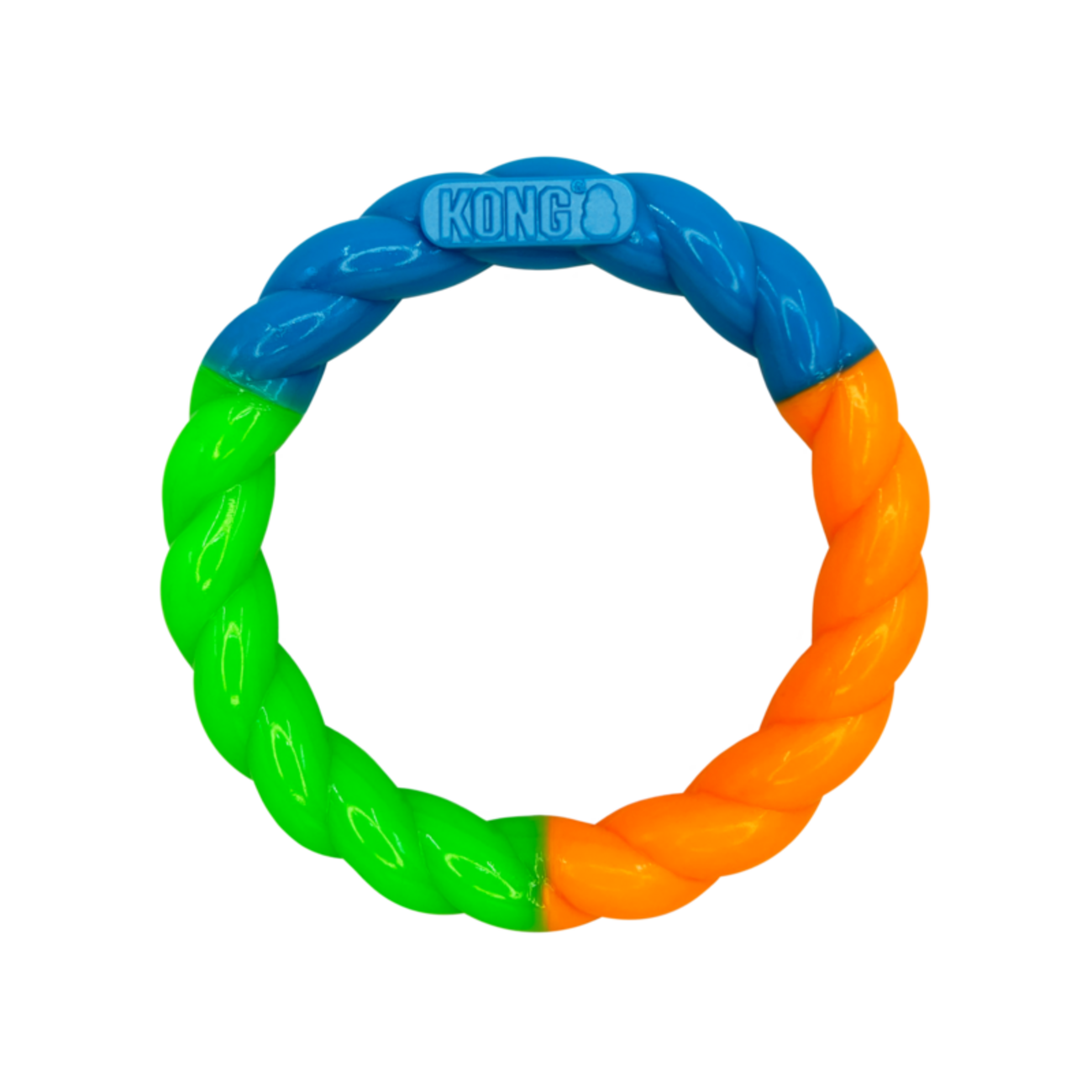 High-Viz Twistz Ring - Leuchtendes Hundespielzeug für Outdoor-Spaß Bild 1