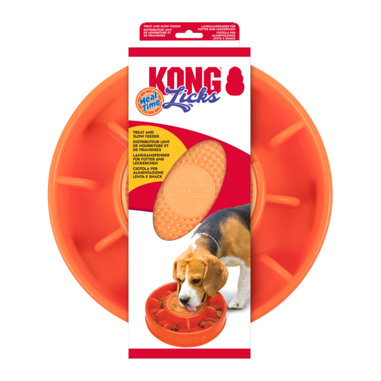 KONG Licks Mealtime: Anti-Schling Napf & Leckmatte für Hunde Bild 3