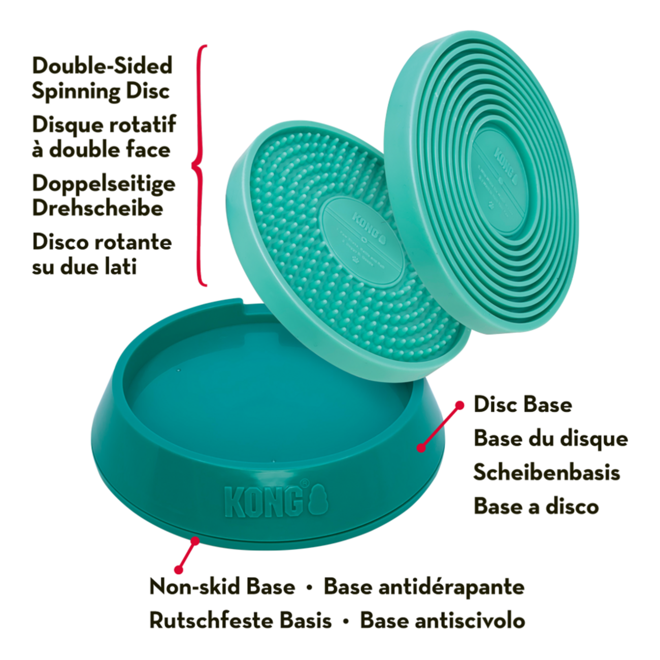 Licks Spinz Drehende Leckplatte Schleckmatte Bild 8