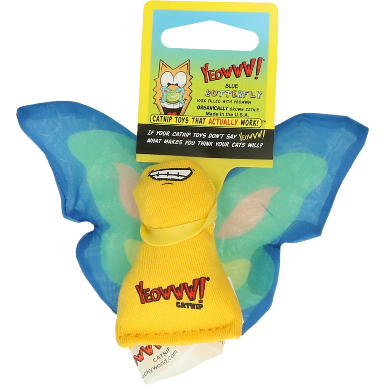 Butterfly Katzenspielzeug mit 100% Premium Katzenminze Bild 4