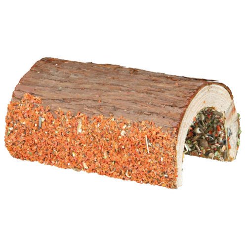 Holz Brücke Kaninchen und Kleinnager mit Gemüse und Nüssen Bild 5