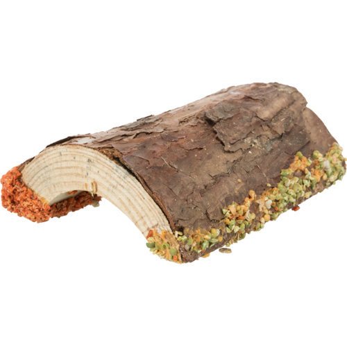 Holz Brücke Kaninchen und Kleinnager mit Gemüse und Nüssen Bild 6