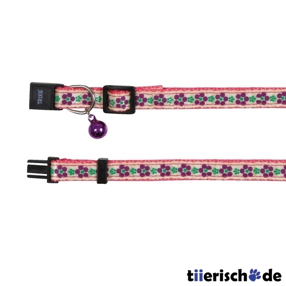 Katzen-Halsband Flower, mit Motiv, Nylon Bild 2