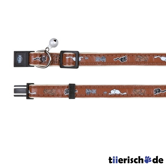 Katzenhalsband Kunstleder mit Motiv Bild 4