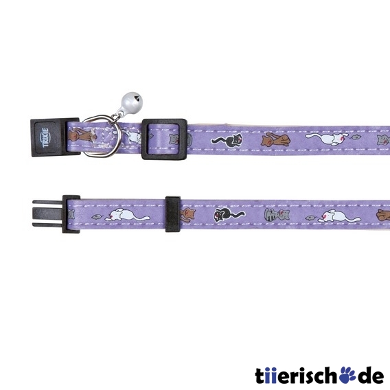 Katzenhalsband Kunstleder mit Motiv Bild 3