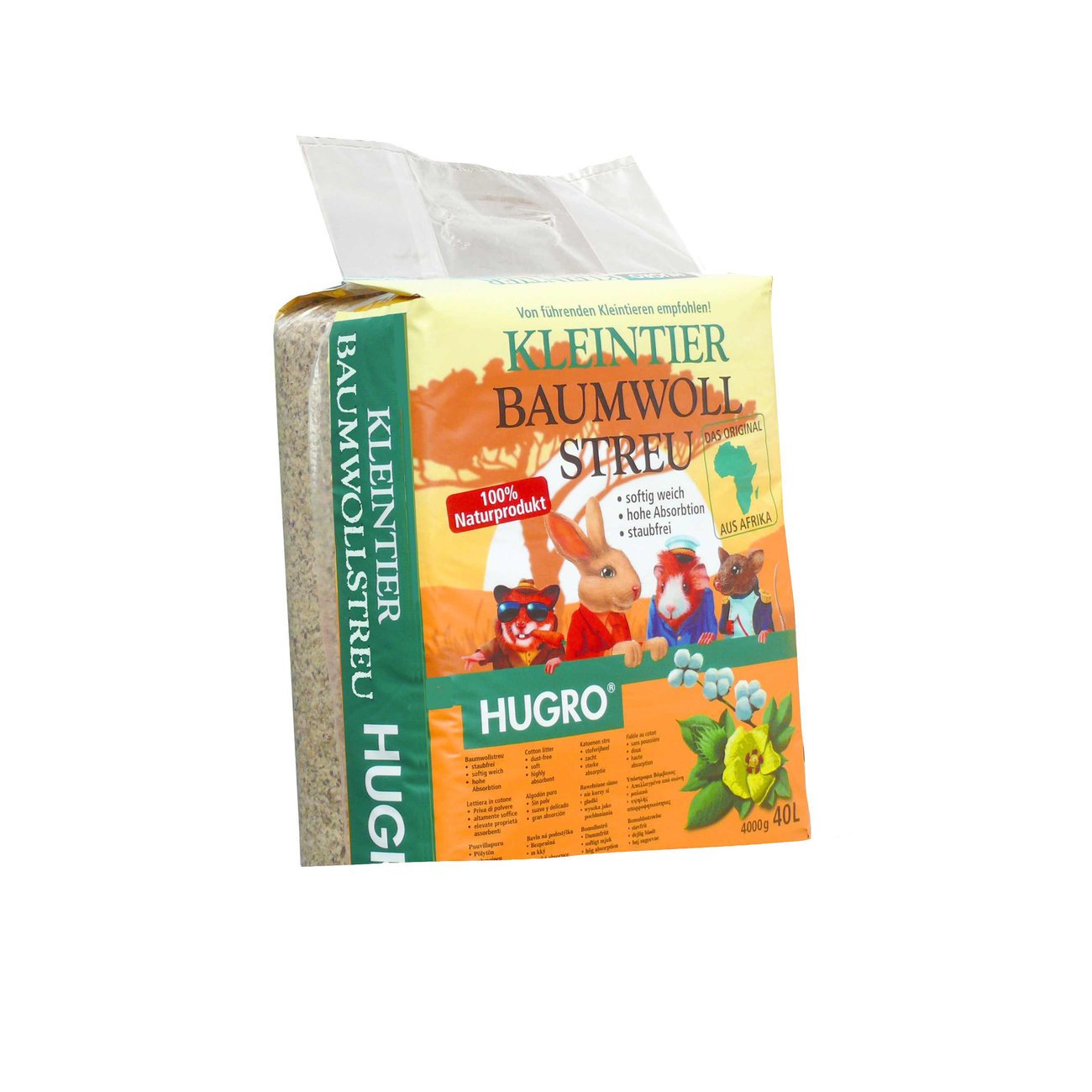HUGRO Baumwollstreu für Kleintiere Bild 4