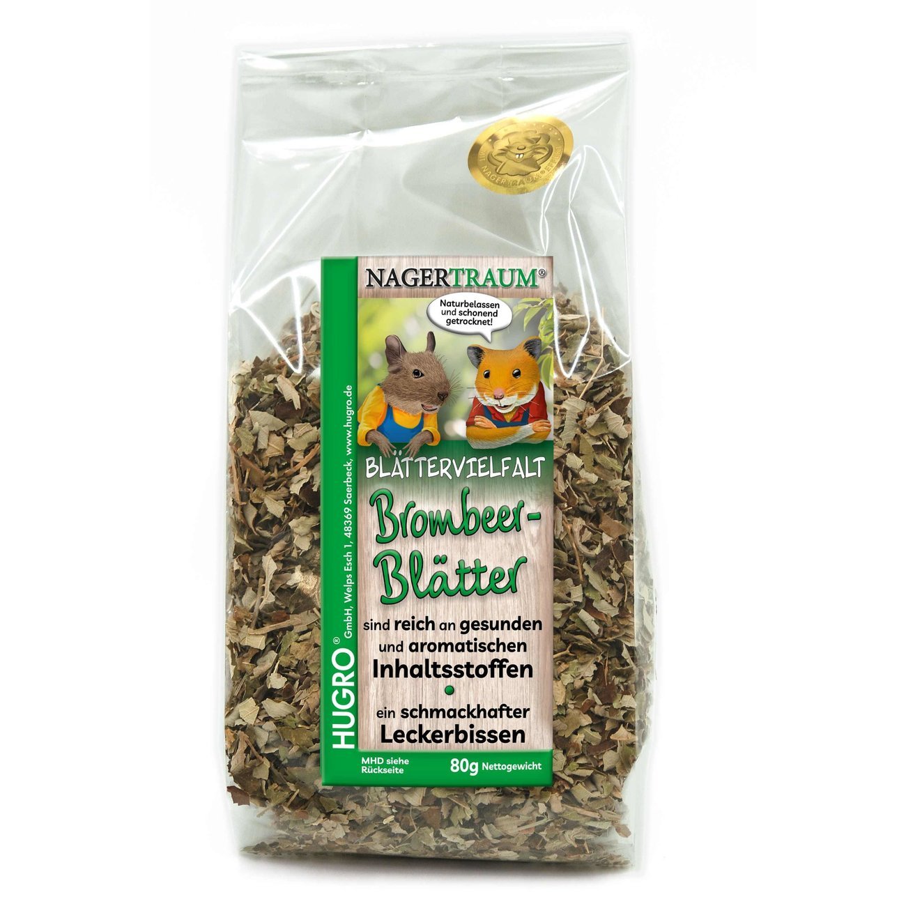 HUGRO® Nagertraum Brombeerblätter Bild 1