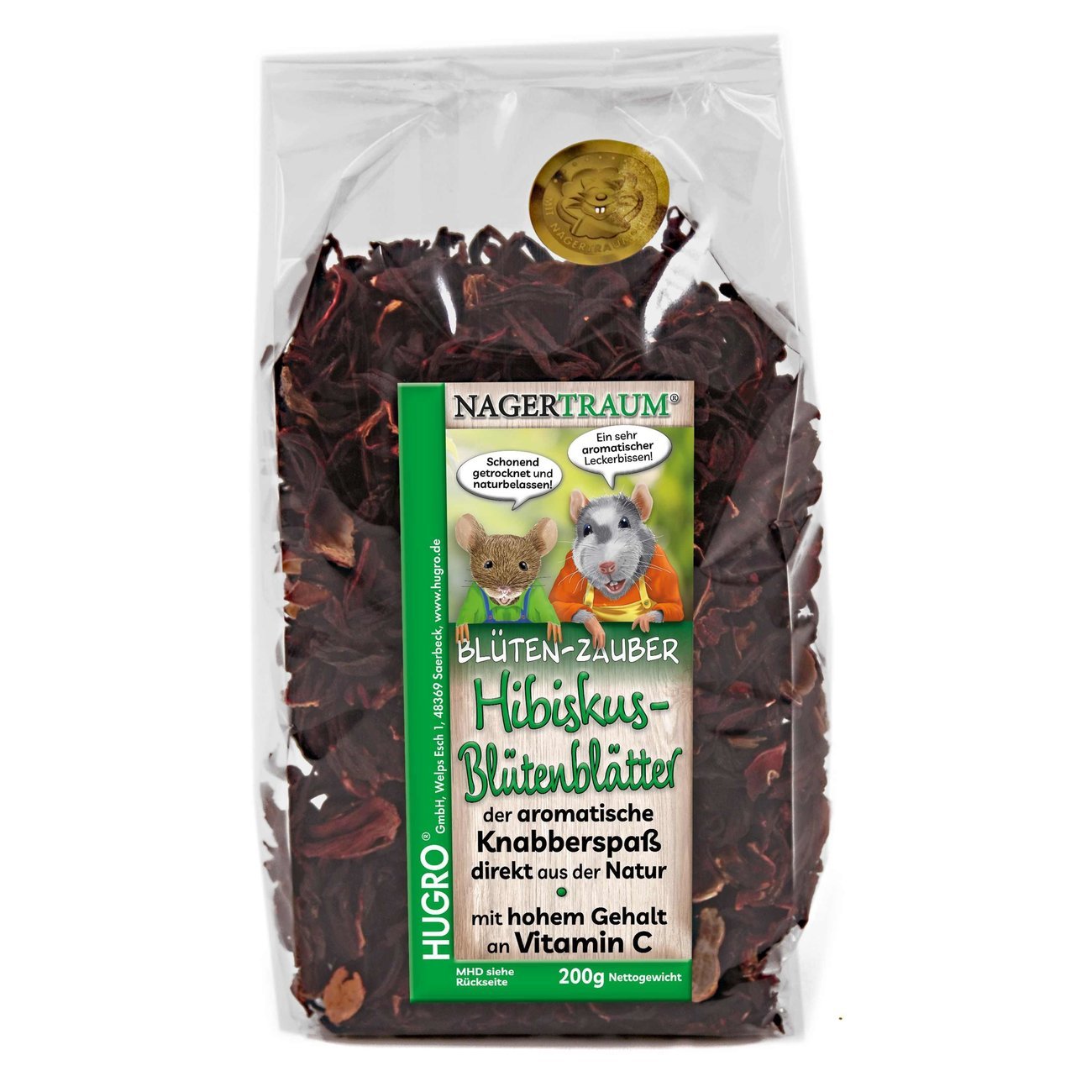 Hugro Nagertraum Hibiskusblütenblätter Bild 1