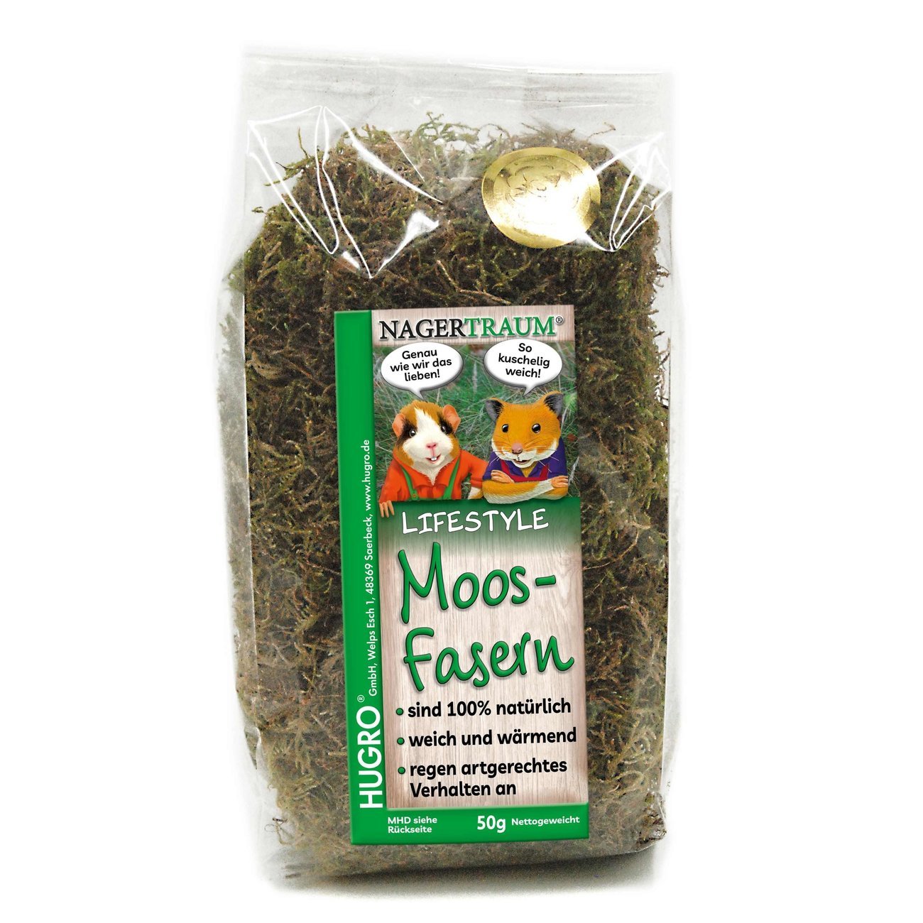 HUGRO® Nagertraum Moosfasern Bild 1