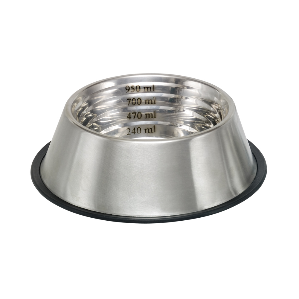 Hunde Edelstahlnapf CAPACITY rutschfest Bild 2
