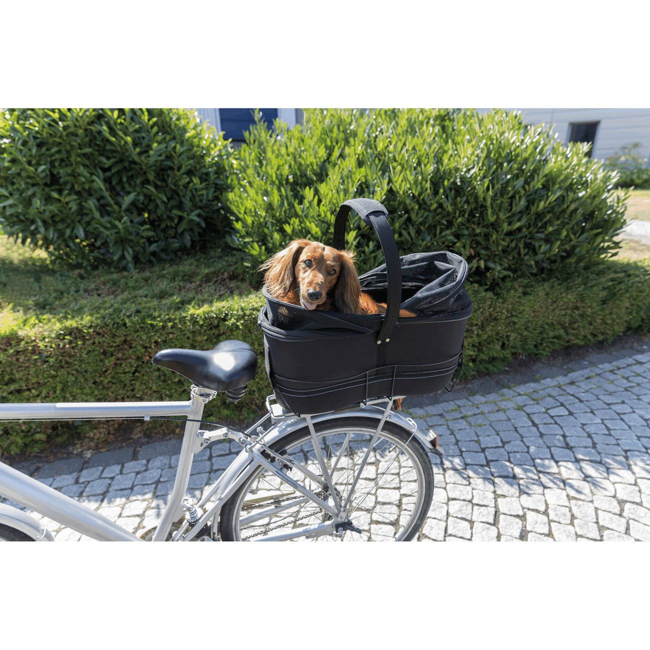 Hundefahrradkorb Long für Gepäckträger Bild 20