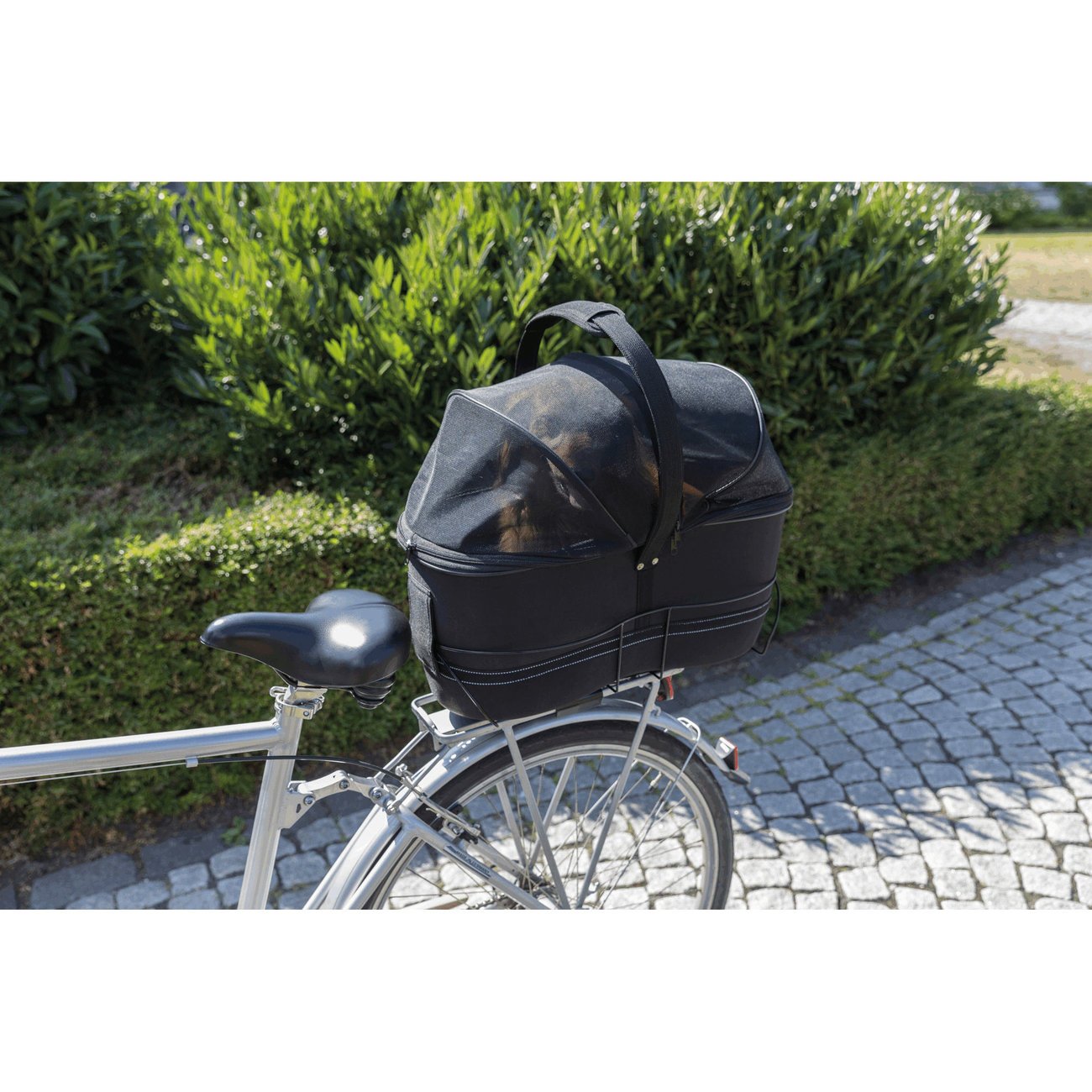 Hundefahrradkorb Long für Gepäckträger Bild 6