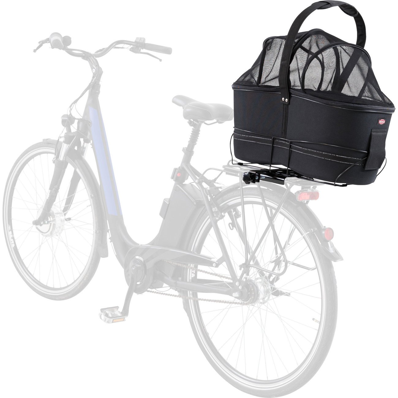 Hundefahrradkorb Long für Gepäckträger Bild 23