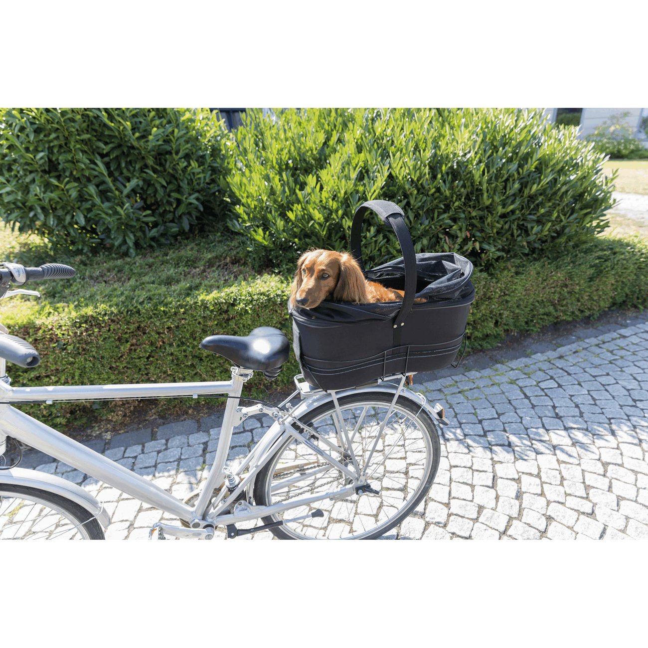 Hundefahrradkorb Long für Gepäckträger Bild 27