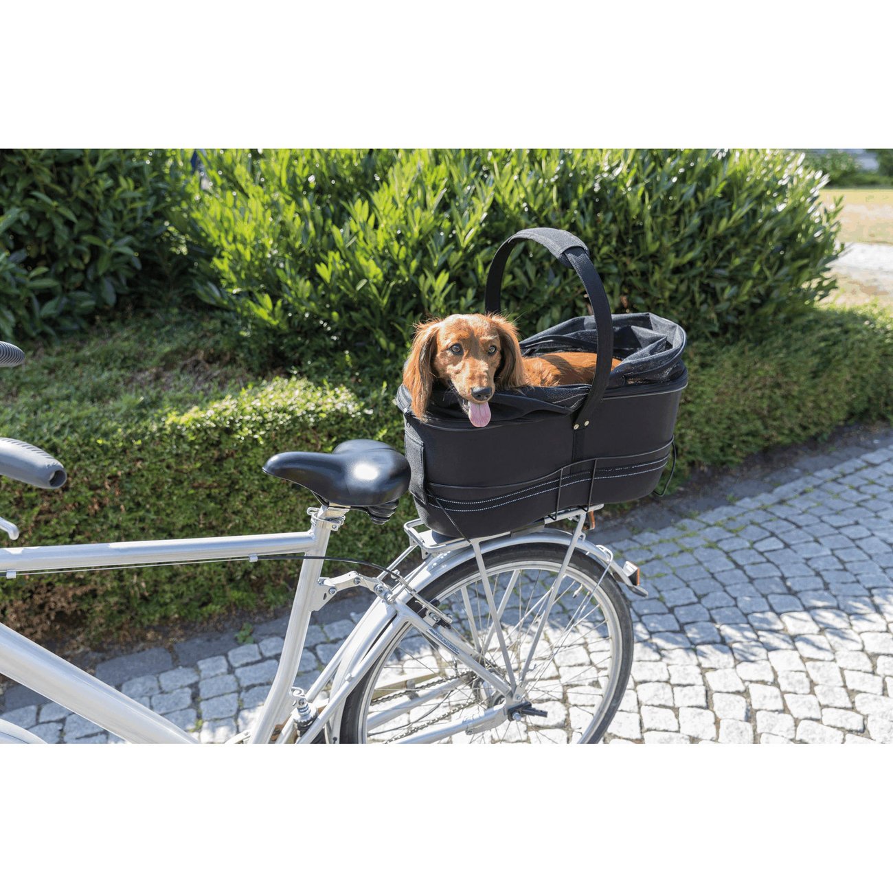 Hundefahrradkorb Long für Gepäckträger Bild 2