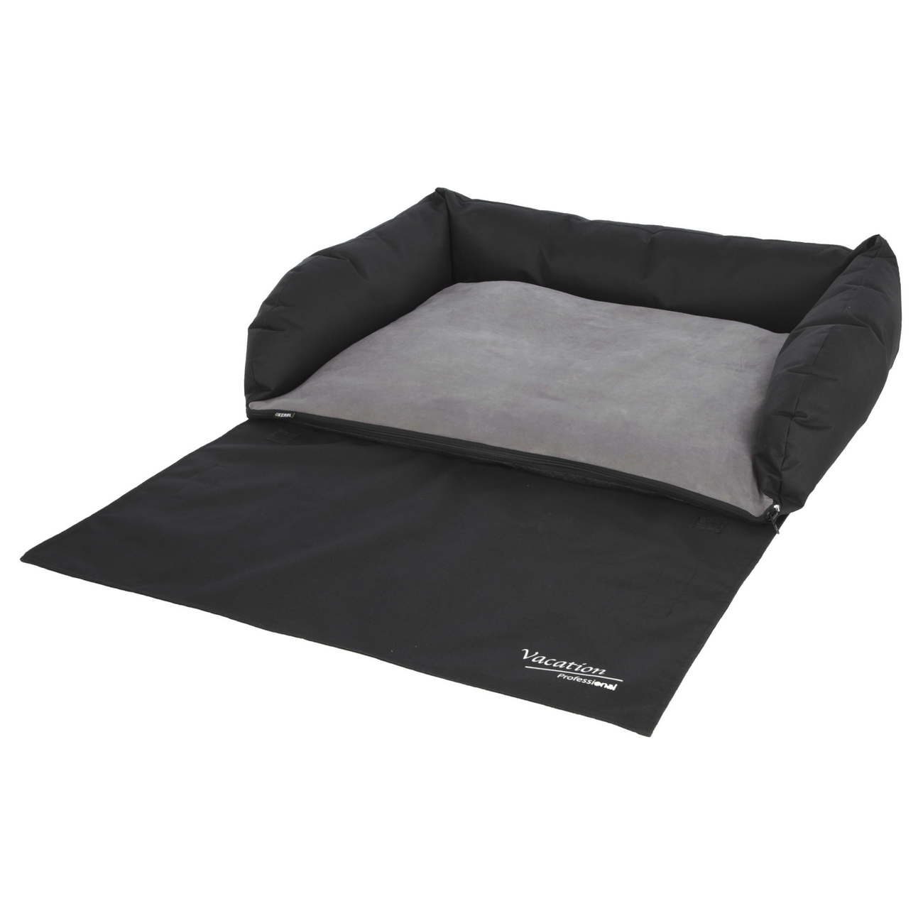 Hunde Kofferraumkissen Auto, 95 x 75 cm, schwarz/grau Hunde Kofferraumkissen Auto, 95 x 75 cm, schwarz/grau