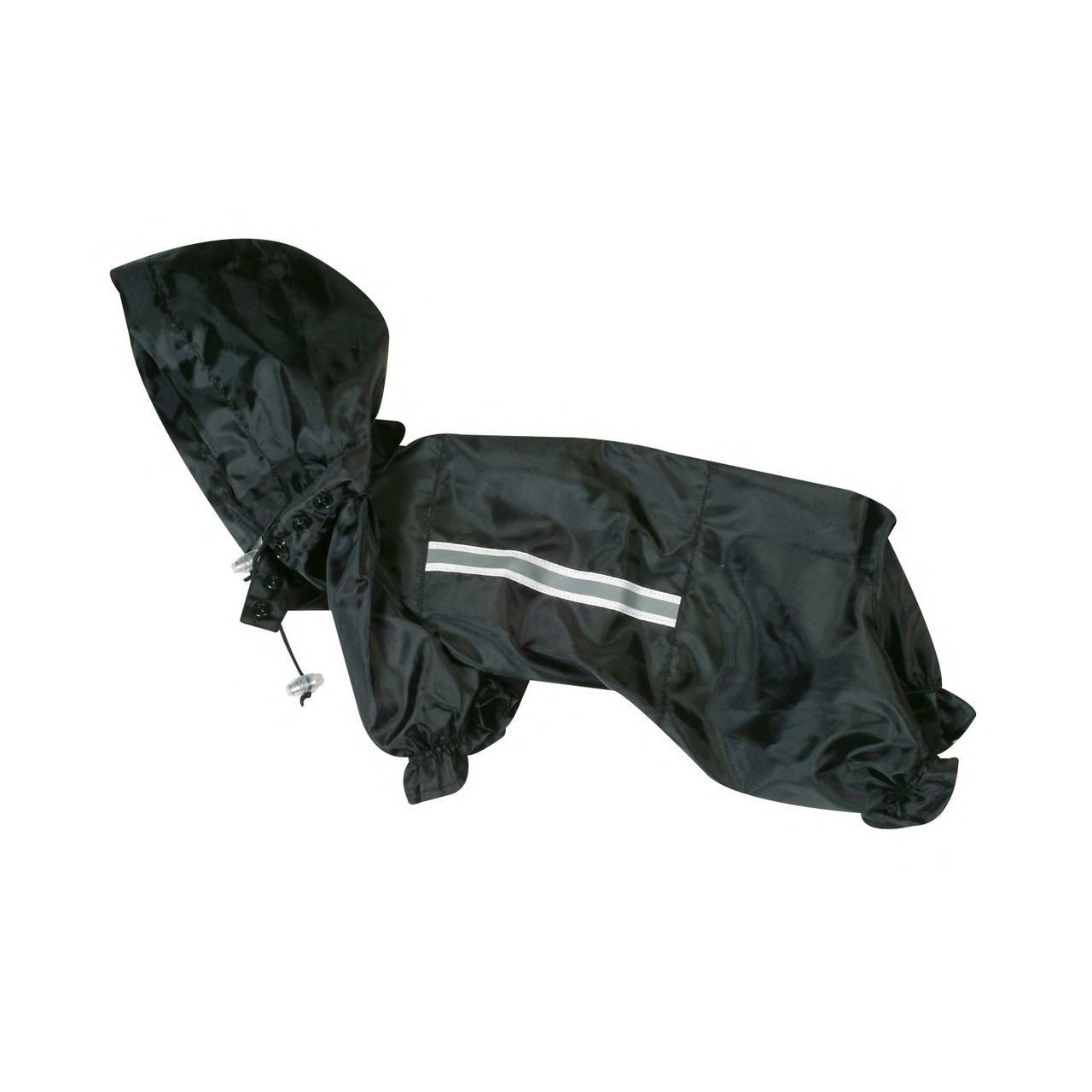 Hunde Regenmantel Safety Black Bild 1