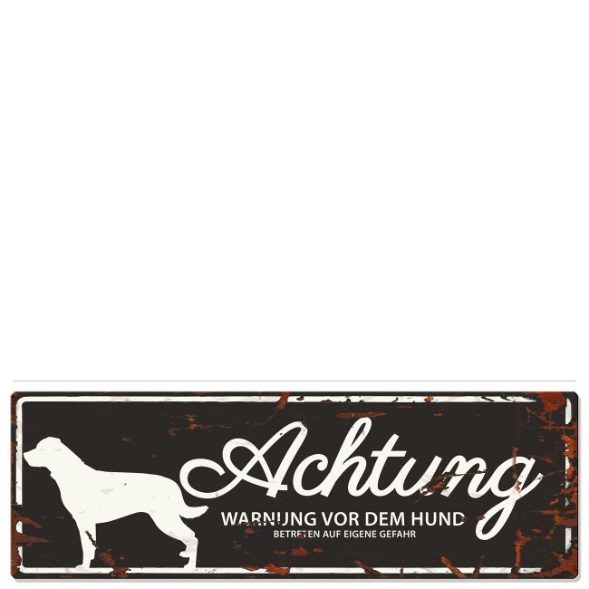 Hunde Warnschild Rottweiler Bild 2