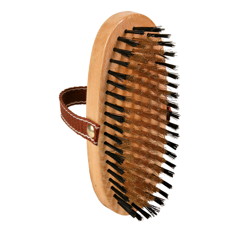 Hundebürste Hundestriegel aus Holz Bild 1