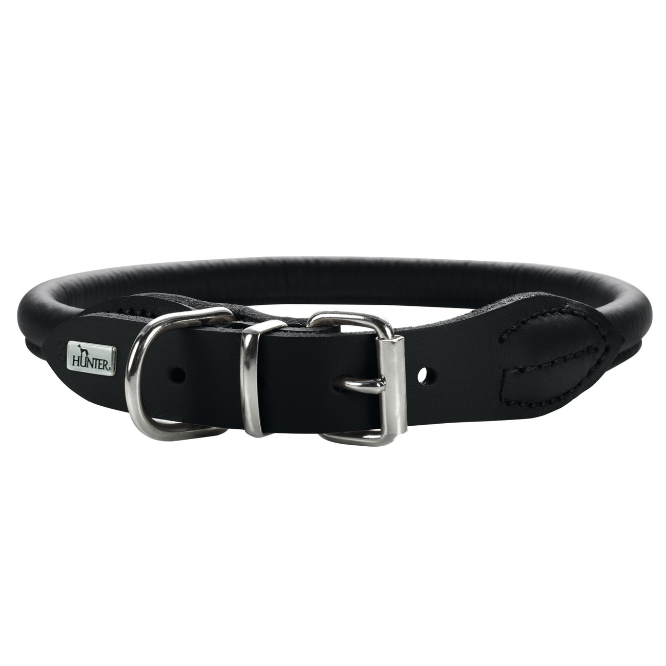 Hunter Hundehalsband Round & Soft Leder Bild 3