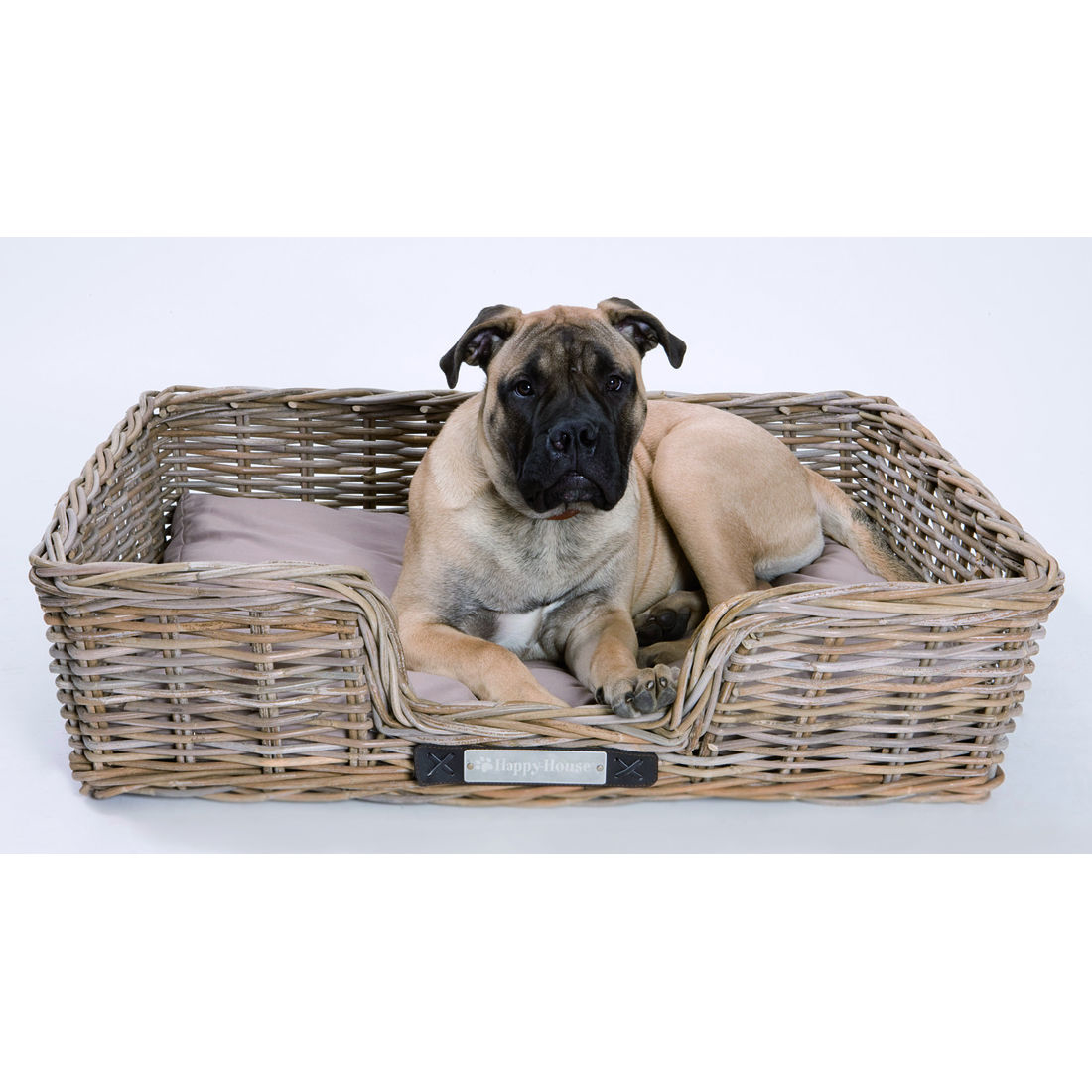 Happy House Hundekorb Rattan, eckig Bild 3